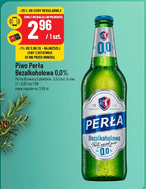 Piwo Perła bezalkoholowa promocja