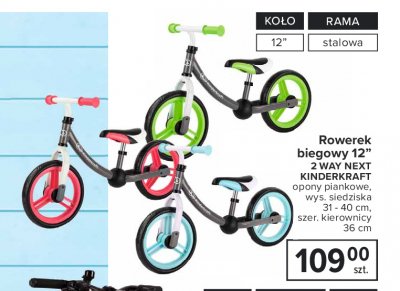 Rower biegowy 2 way next Kinderkraft promocja