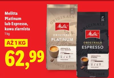 Kawa ziarnista promocja w Lidl