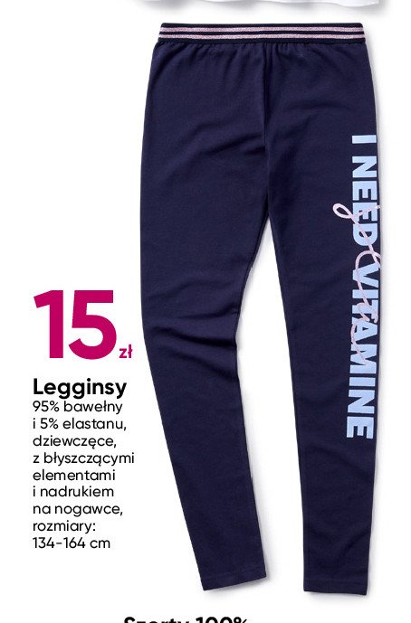 Legginsy dziewcz臋ce rozm. 134-164 cm promocja