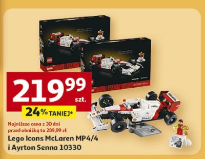 Lego Icons McLaren MP4/4 i Ayrton Senna 10330 promocja w Auchan