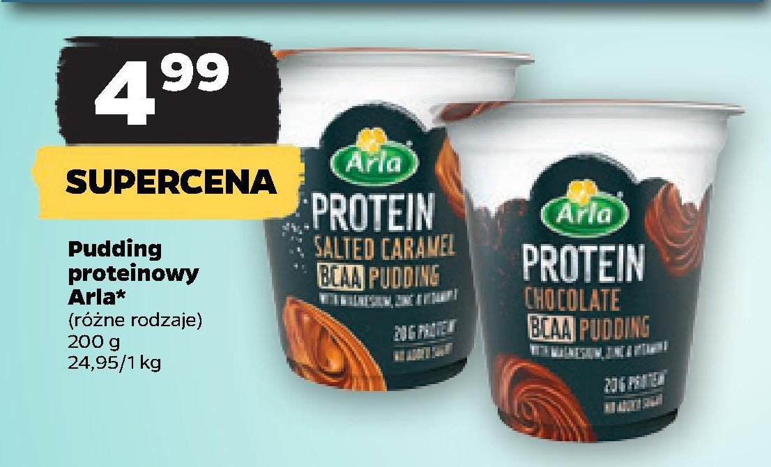 Pudding czekoladowy Arla protein promocja