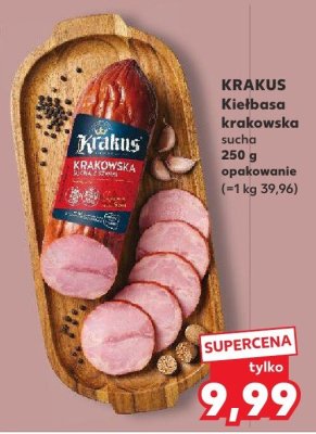 Kiełbasa krakowska sucha promocja w Kaufland