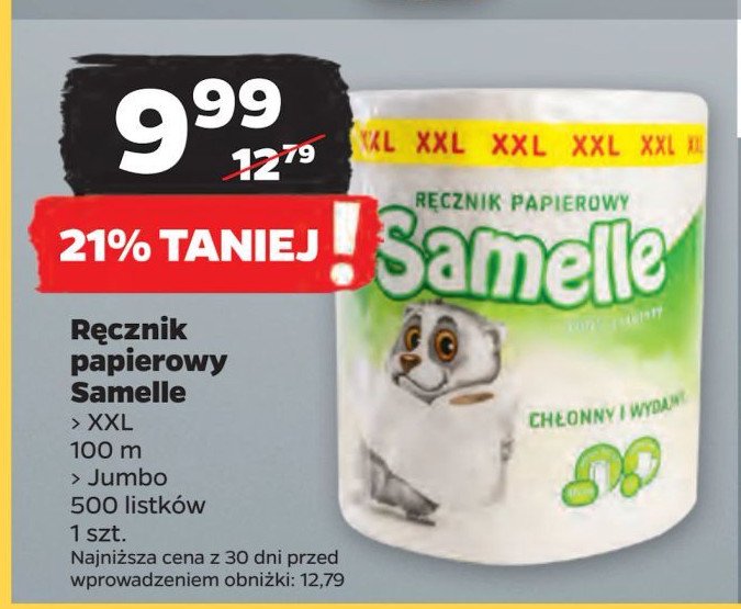 R臋cznik kuchenny Samelle promocja