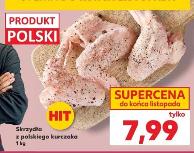 Skrzydła z polskiego kurczaka 1 kg promocja w Kaufland