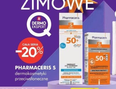 Dermokosmtetyki PHARMACERIS S przeciwsłoneczne promocja w Super-Pharm