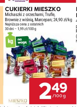 Cukierki brownie z wiśnią Mieszko promocja w Stokrotka