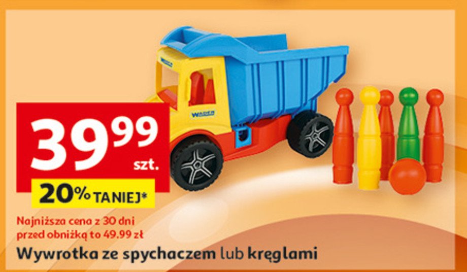 Wywrotka multi track ze spychaczem buggy Wader promocja