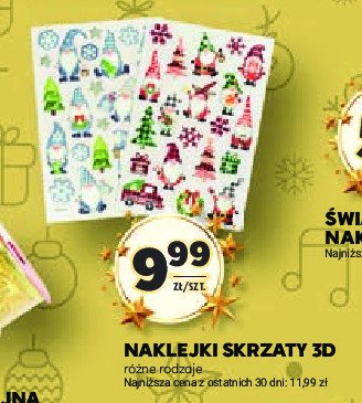 Naklejki skrzaty 3d promocja w Stokrotka