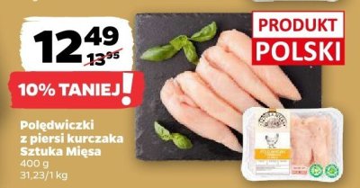 Polędwiczki z piersi kurczaka Sztuka Mięsa promocja w Netto