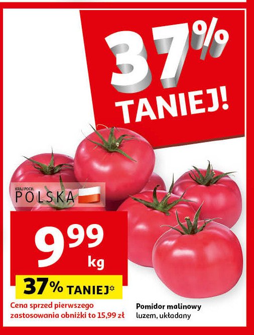 Pomidory malinowe promocja