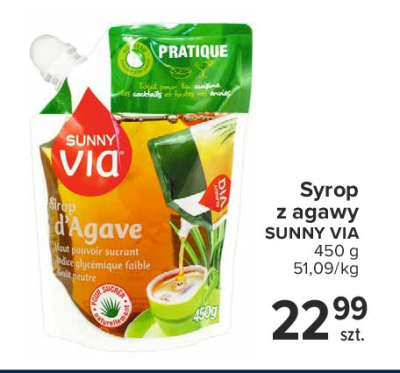 Syrop z agawy Sunny bio promocja