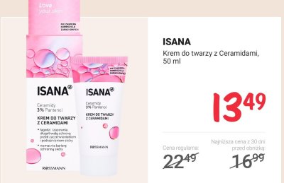 Krem do twarzy z Ceramidami, 50 ml promocja w Rossmann