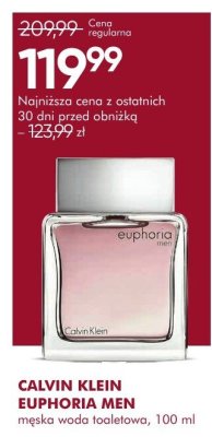 Perfumy CALVIN KLEIN EUPHORIA MEN męska woda toaletowa promocja w Super-Pharm