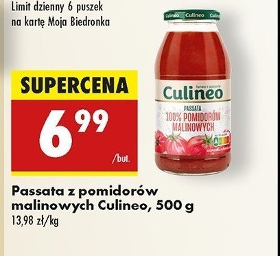 Passata z pomidor贸w malinowych Culineo promocja