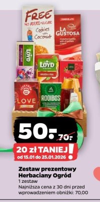 Zestaw prezentowy Herbaciany Ogród promocja w Netto