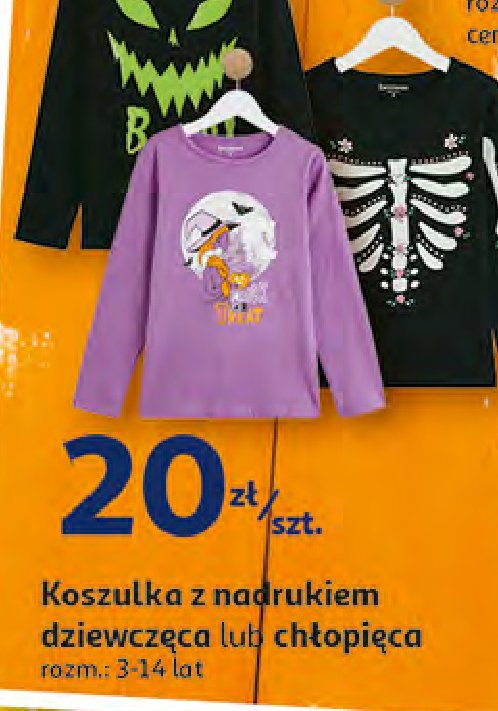 Koszulka chłopięca z nadrukiem 3-14 lat Auchan inextenso promocja