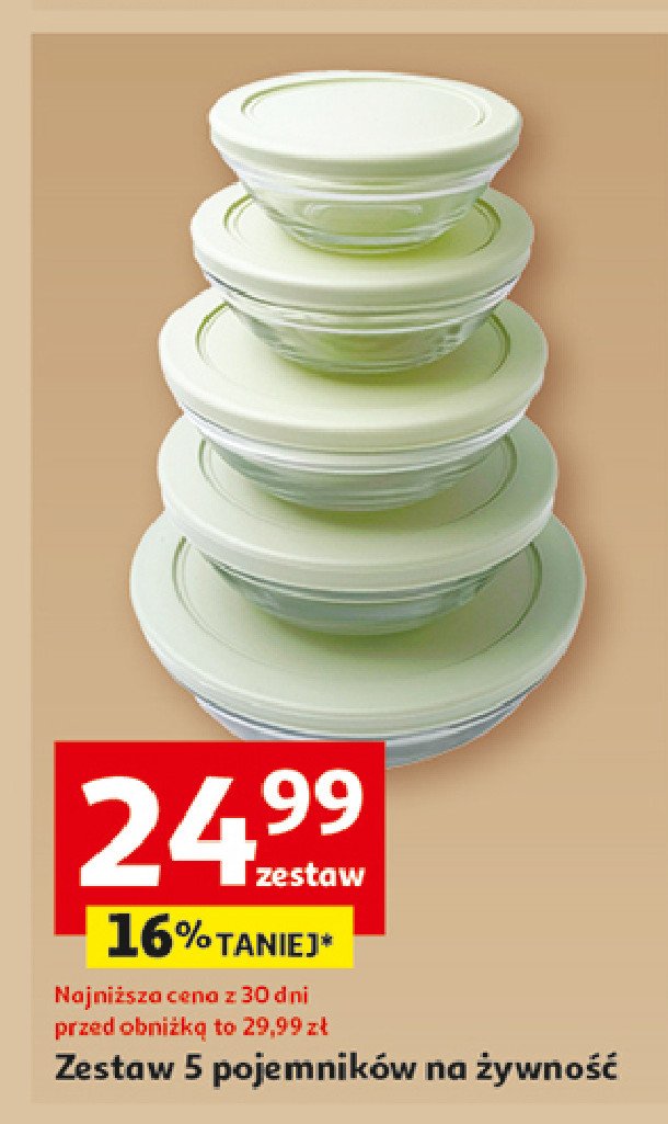 Zestaw pojemników Actuel promocja