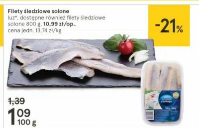 Filety śledziowe a'la matjas Tesco mw promocja