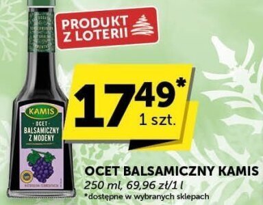 Ocet balsamiczny Kamis promocja w Groszek