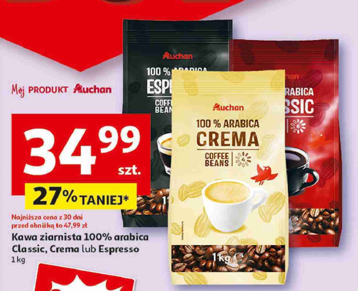 Kawa espresso Auchan promocja