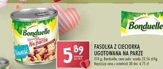 Mix fasoli i ciecieciorki Bonduelle ugotowane na parze promocja