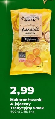 Makaron łazanki 4-jajeczny promocja w Netto