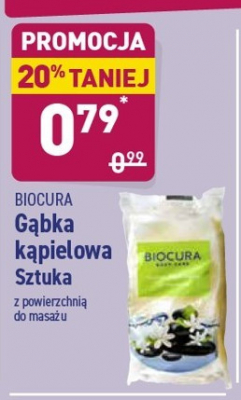Gąbka kąpielowa Biocura promocja