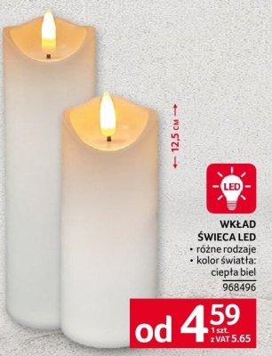Wkład świeca LED promocja w Selgros