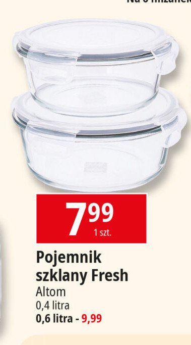 Pojemnik fresh okrągły 400 ml Altom design promocja