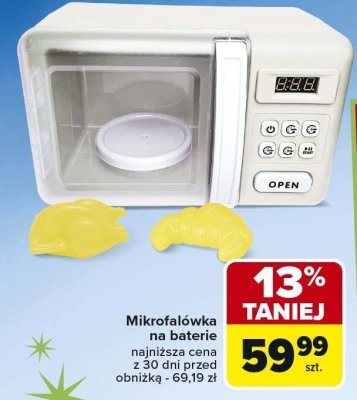 Mikrofalówka na baterie promocja w Carrefour
