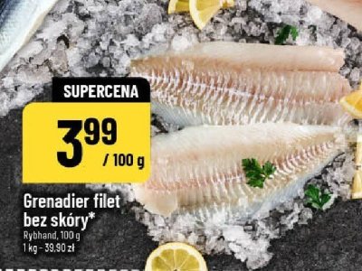 Grenadier filet bez skóry promocja w POLOmarket