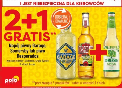 Piwo Somersby Apple promocja w POLOmarket