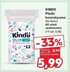 Płatki kosmetyczne baby sensitive Cleanic kindii promocja w Kaufland