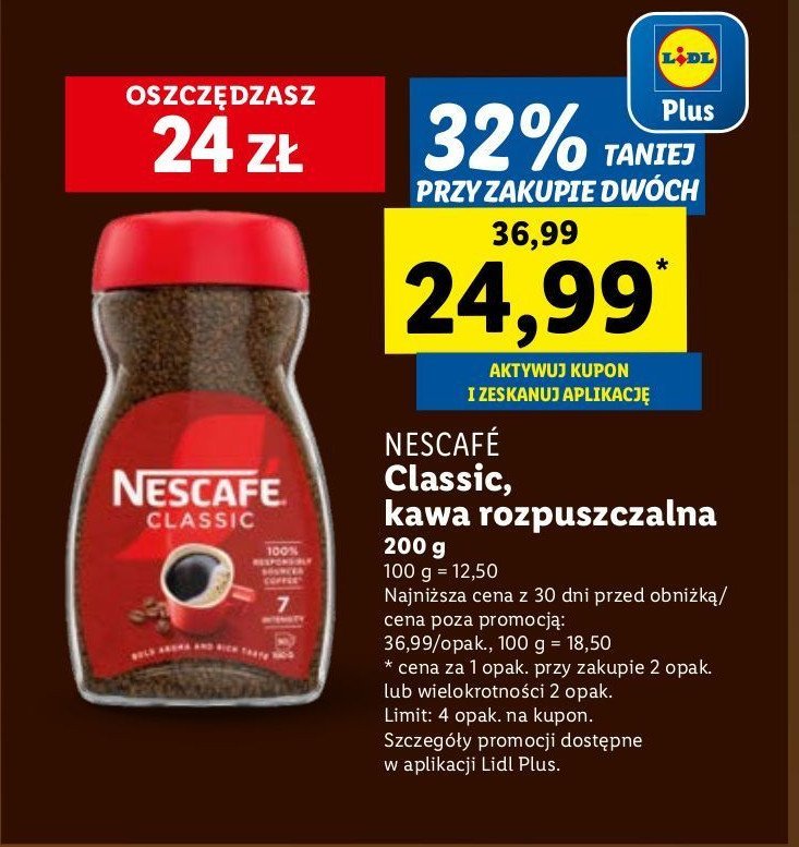 Kawa Nescafe classic promocja w Selgros