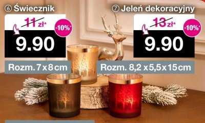 Jeleń dekoracyjny 8.2 x 5.5 x 15 cm promocja w Woolworth