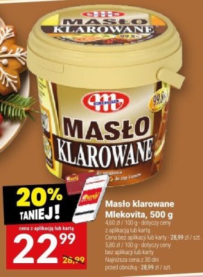 Masło klarowane Mlekovita, 500 g promocja w Twój Market