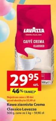 Kawa Lavazza caffe crema classico promocja