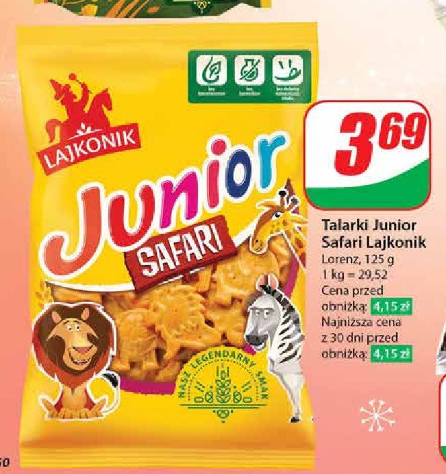 Krakersy Lajkonik junior safari promocja