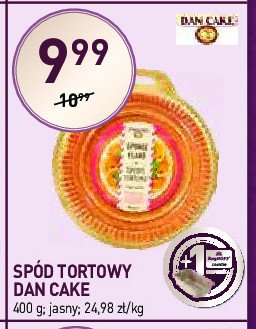 Spody tortowe Dan cake promocja w Stokrotka