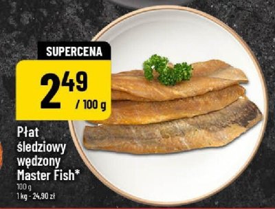Płat śledziowy wędzony Master Fish promocja w POLOmarket
