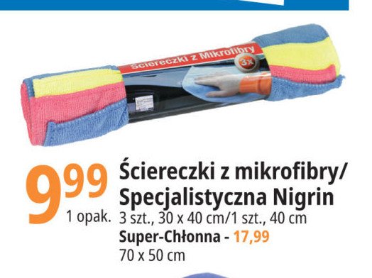 Ściereczka nigrin przeci zamarzaniu promocja