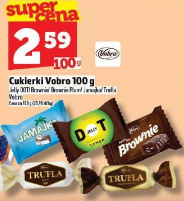 Cukierki Vobro 100 g promocja w TOPAZ
