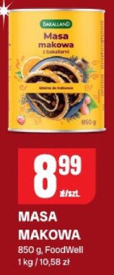 Masa makowa FoodWell promocja w Chorten