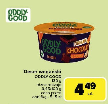 Deser roślinny chcolate Valio oddly good promocja