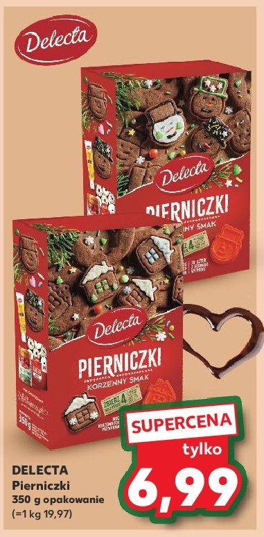 Pierniczki korzenne Delecta promocja w Kaufland