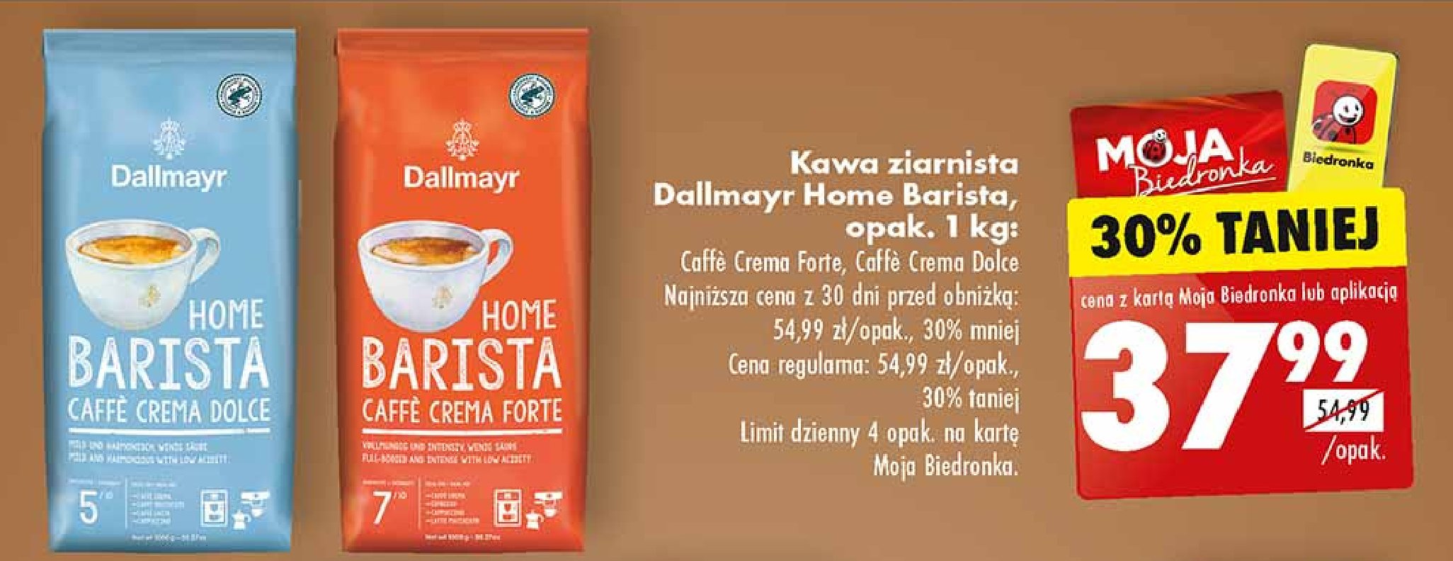 Kawa Dallmayr home barista caffe crema dolce promocja