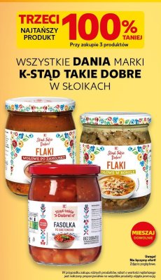Flaki wołowe po zamojsku trzeci -100% taniej promocja w Kaufland