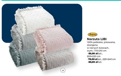 Narzuta LIBI 170×210 cm promocja w PSB Mrówka