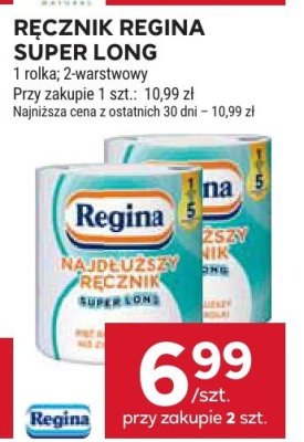 Ręcznik Regina Super Long promocja w Stokrotka